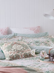 Morris & Co Set of 2 Pink Strawberry Thief 100% Cotton Pillowcases - Image 2 of 4