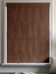 Cognac Brown Jangga Made To Measure Roman Blinds - Image 5 of 6