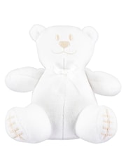 Emile Et Rose Embroidered 100% Cotton Bib & Toy Baby Gift Set - Image 2 of 4