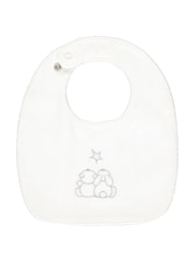 Emile Et Rose Embroidered 100% Cotton Bib & Toy Baby Gift Set - Image 4 of 4