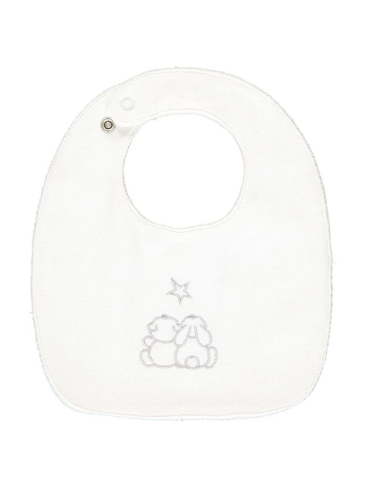 Emile Et Rose Embroidered 100% Cotton Bib & Toy Baby Gift Set - Image 4 of 4