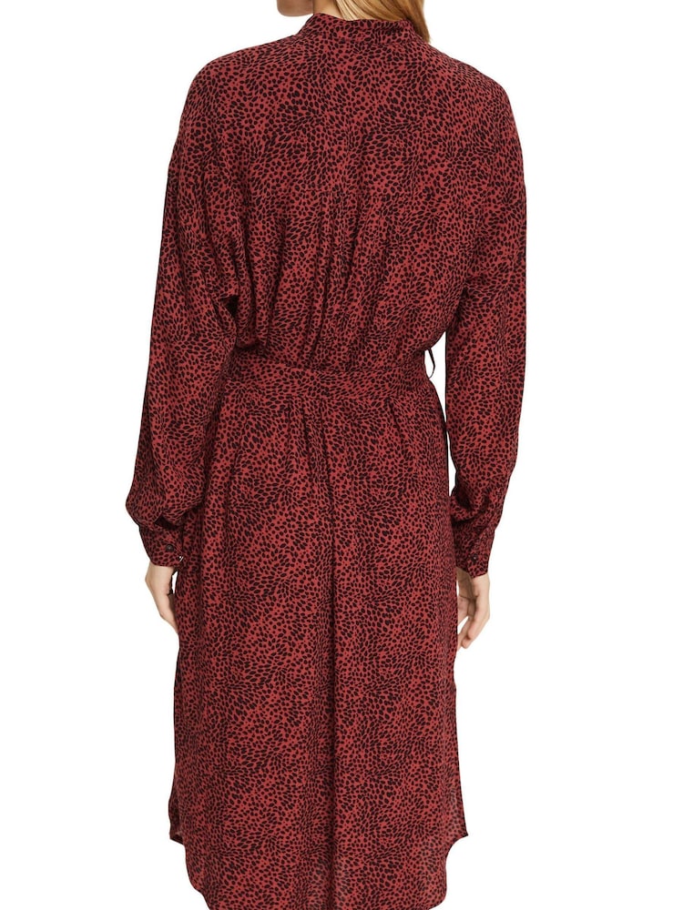 Esprit Orange Patterned Dress - Image 2 of 7