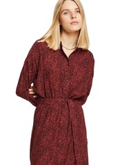 Esprit Orange Patterned Dress - Image 3 of 7