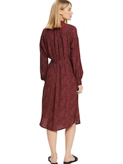 Esprit Orange Patterned Dress - Image 4 of 7