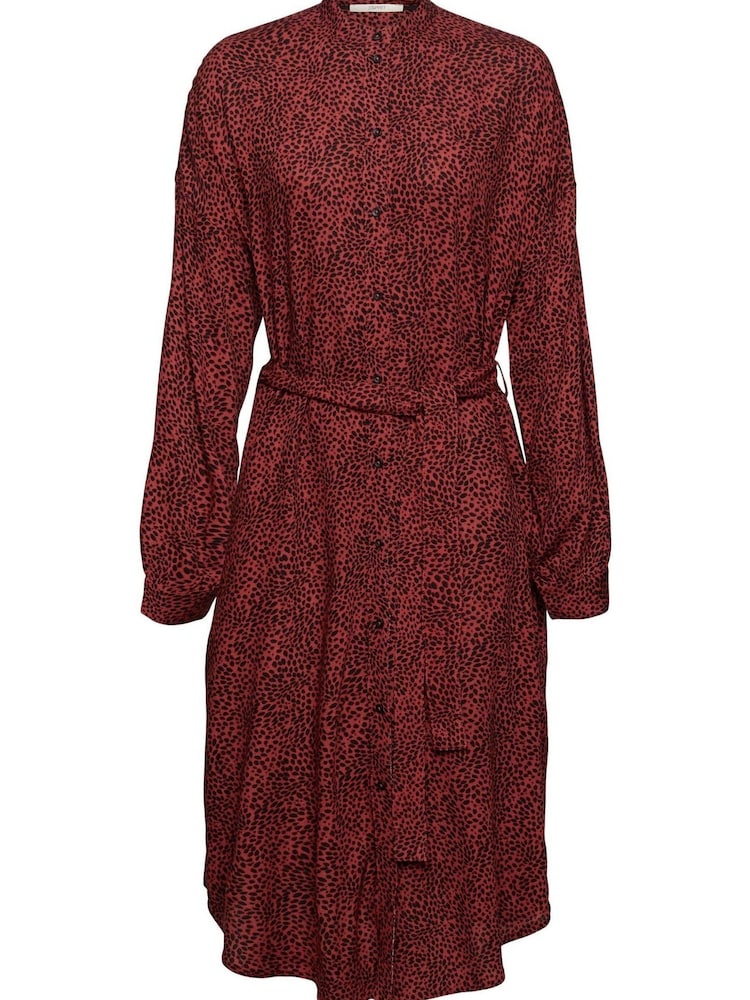 Esprit Orange Patterned Dress - Image 6 of 7