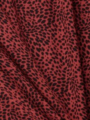 Esprit Orange Patterned Dress - Image 7 of 7