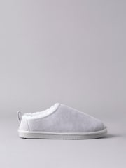 Lakeland Leather Grey Ladies Sheepskin Clog Winter Slippers - Image 1 of 5
