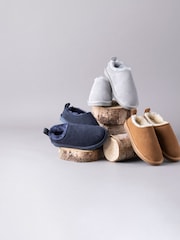 Lakeland Leather Grey Ladies Sheepskin Clog Winter Slippers - Image 5 of 5