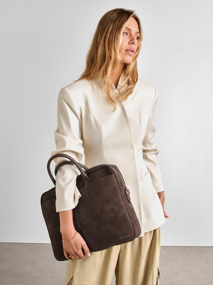 Katie Loxton Brown City Laptop Bag - Image 2 of 7 Katie Loxton Brown City Laptop Bag - Image 2 of 7