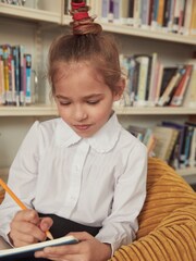 White Long Sleeve Ruffle Collar School Shirt (3-14yrs) - Image 7 of 9