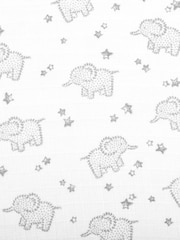 JoJo Maman Bébé Extra Large Elephant Print Muslin - Imagen 1 de 2
