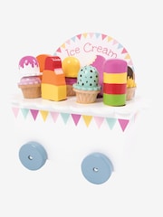 JoJo Maman Bébé Wooden Ice Cream Cart - Image 2 of 3