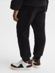 Reiss Black Eric 4-9 yrs Fleece Joggers - Image 5 of 6