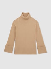 Джемпер из шерсти и кашемира с высоким воротом Reiss Sarah - Изображение 2 из 6