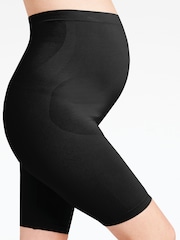 JoJo Maman Bébé Black Dual Support Maternity Shorts - Image 3 of 3