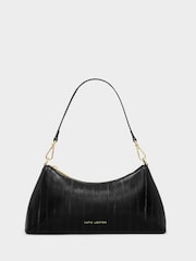 Katie Loxton Black Miley Small Shoulder Bag - Image 7 of 9