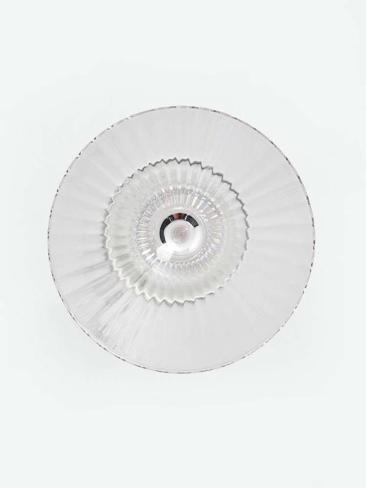 Jasper Conran London Set of 4 Clear Fluted Martini Cocktail Glasses - Image 6 of 6