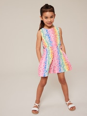 Rainbow Animal Cut-Out Detail Playsuit (3-16yrs) - Image 1 of 7