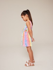 Rainbow Animal Cut-Out Detail Playsuit (3-16yrs) - Image 2 of 7