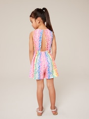 Rainbow Animal Cut-Out Detail Playsuit (3-16yrs) - Image 3 of 7