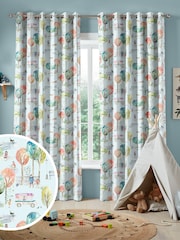 Voyage Dusk Park Life Made To Measure Curtains - Image 1 of 9