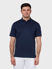 Callaway Blue Tournament Polo Shirt With Left Chest Logo - Image 1 of 2