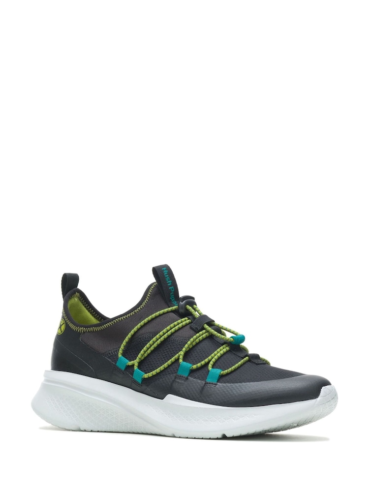 Hush Puppies Black Spark Bungee Shoes - Image 2 of 4