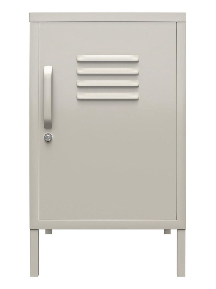 Dorel Home Taupe Europe Bradford Metal Locker End Table - Image 4 of 4