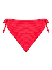 Figleaves Red Fantasy Floral Tie Side Bikini Briefs - Image 5 of 5