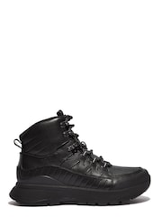 Fitflop Neo-D-Hyker Leather-Mix Walking Boots - Image 1 of 4