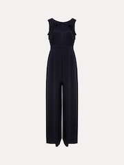 Phase Eight Blue Atlanta Burnout Jumpsuit - Image 6 of 6