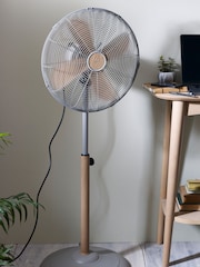Grey Malvern Pedestal Fan - Image 1 of 5