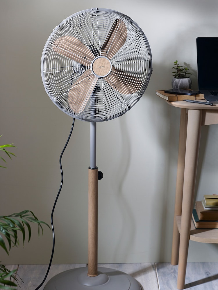 Grey Malvern Pedestal Fan - Image 2 of 5