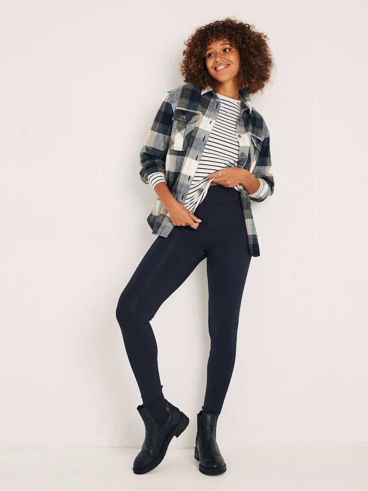 FatFace Blue Meribel High Rise Leggings - Image 1 of 5