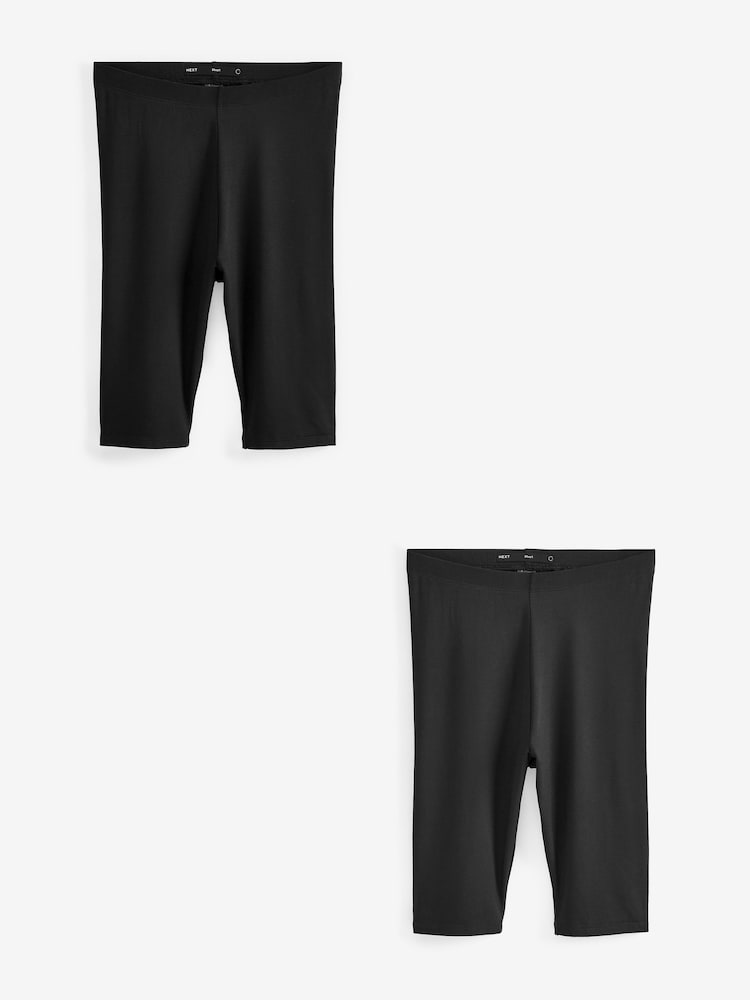Zwart - Set van 2 fietsshorts - Image 4 of 5