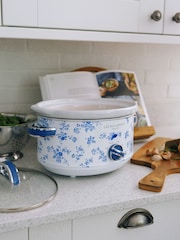 Laura Ashley Blue China Rose 3.5L Slow Cooker - Image 5 of 6