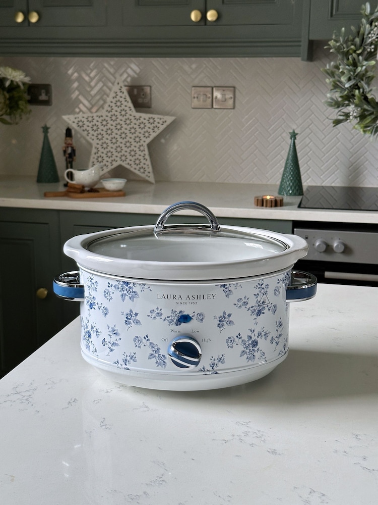 Laura Ashley Blue China Rose 3.5L Slow Cooker - Image 6 of 6