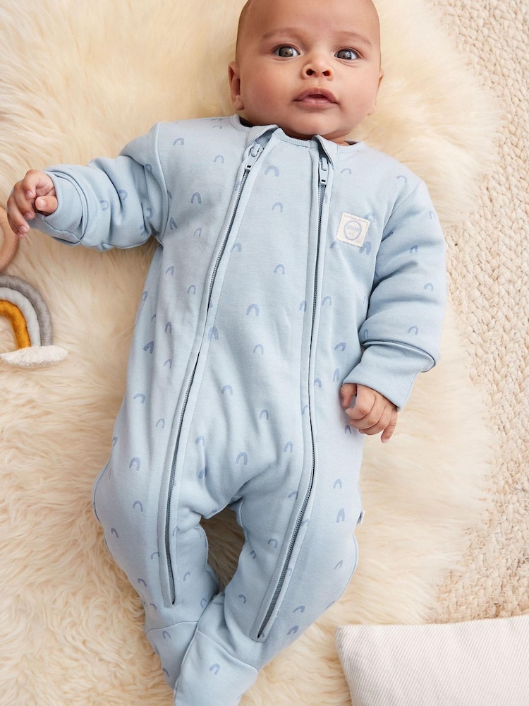 Blue 2.5 Tog Wadded Single Sleepsuit - Image 1 of 5