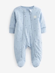 Blue 2.5 Tog Wadded Single Sleepsuit - Image 4 of 5