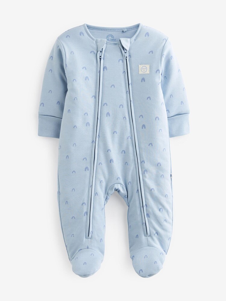 Blue 2.5 Tog Wadded Single Sleepsuit - Image 4 of 5