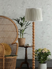 Laura Ashley Natural Maria Wooden Floor Base - Image 2 of 5
