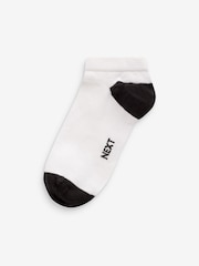 White/Blue/Grey Heel And Toe Rich Trainers Socks 7 Pack - Image 8 of 10