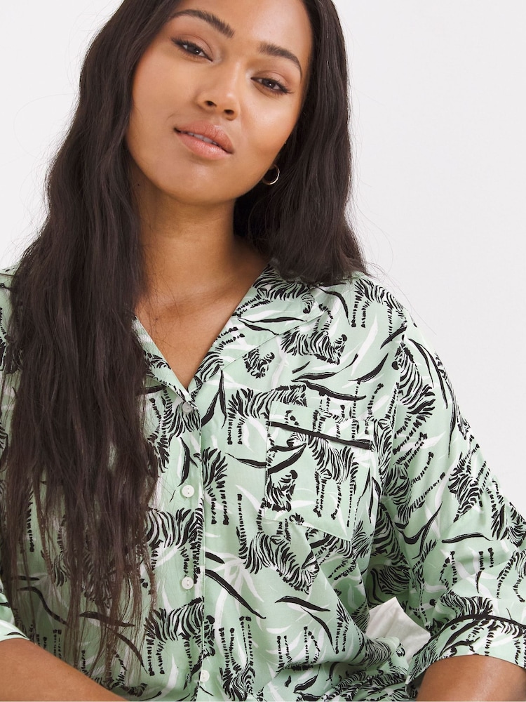 Simply Be Pretty Secrets Viscose Pyjama Set - صورة 4 من 4