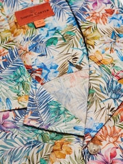 Simon Carter Grey Short Sleeve Tropical Floral Shirt - Image 6 of 6