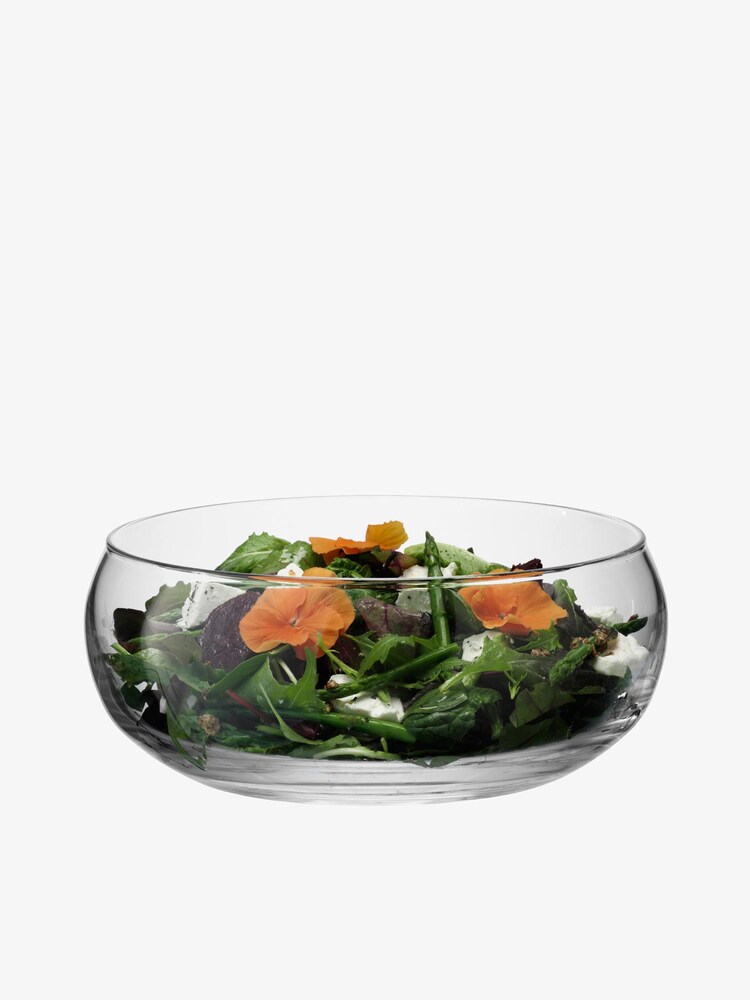 LSA International Clear Serve Low Bowl - Image 1 of 4 LSA International Clear Serve Low Bowl - Image 1 of 4