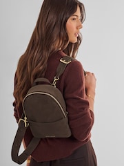 Katie Loxton Brown Mika Small Backpack - Image 1 of 5