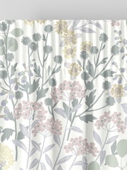 Green Nordic Made To Measure 100% Cotton Curtains - Image 6 of 9