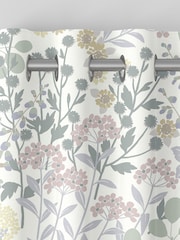 Green Nordic Made To Measure 100% Cotton Curtains - Image 7 of 9