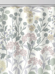 Green Nordic Made To Measure 100% Cotton Curtains - Image 8 of 9