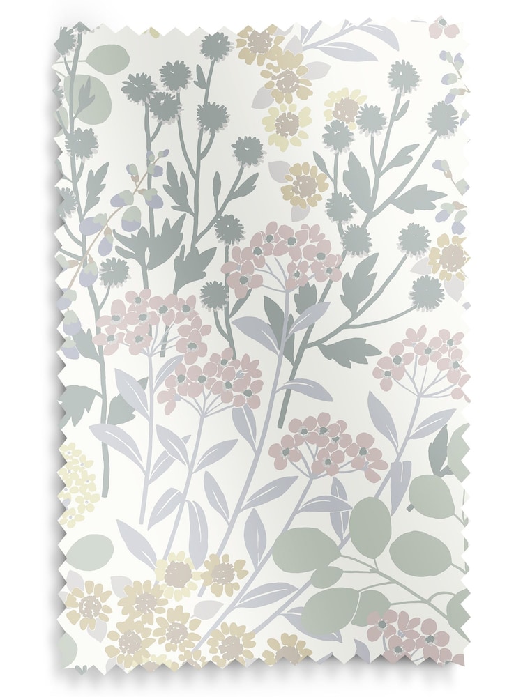 Green Nordic Made To Measure 100% Cotton Curtains - Image 9 of 9